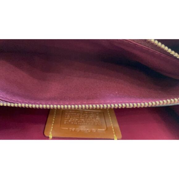 Coach Troupe Crossbody Signature Canvas D2080-70490 EUC Convertible - Picture 10 of 10